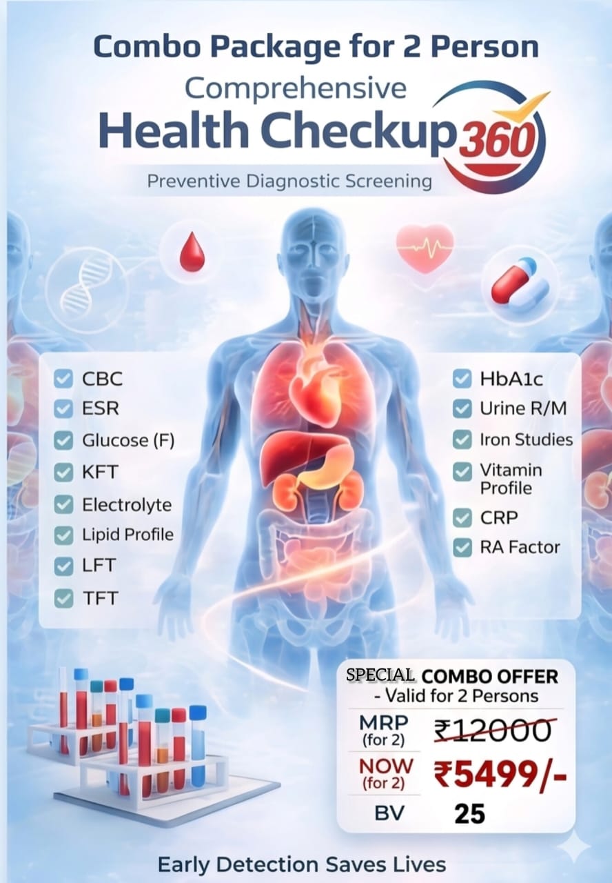 COMBO PACKAGE FOR 2 PERSON FULL BODY HEALTH CHECKUP 